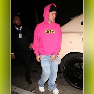 Drew house hoodie pink Justin Bieber hoodie size Small